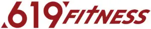 A red and white logo for fitt